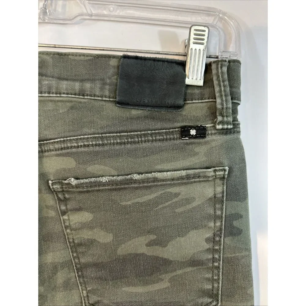 Lucky Brand Jeans Women' 4/27 (28x29) Brooke Legging Camo Mid Rise Stretch Denim - Picture 9 of 16